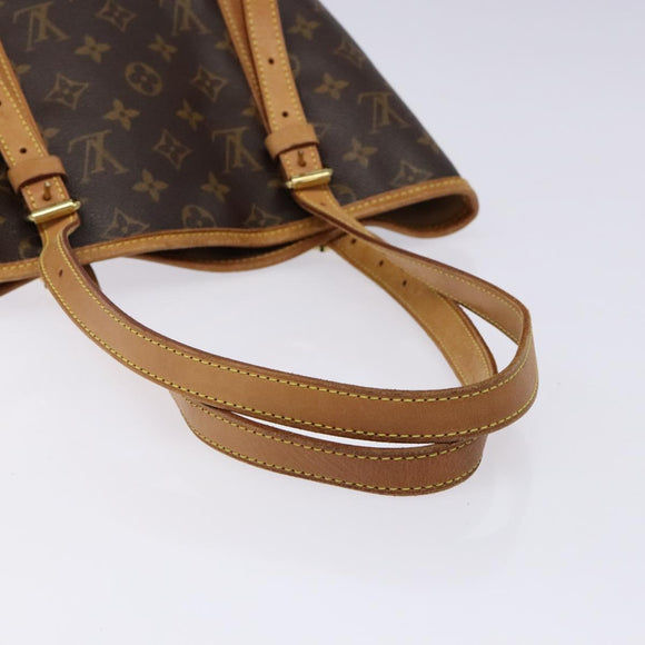 LOUIS VUITTON Monogram Bucket GM Shoulder Bag M42236 LV Auth bs28351