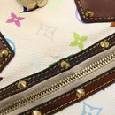 LOUIS VUITTON Monogram Multicolor Alma Hand Bag White M92647 LV Auth bs28368-9
