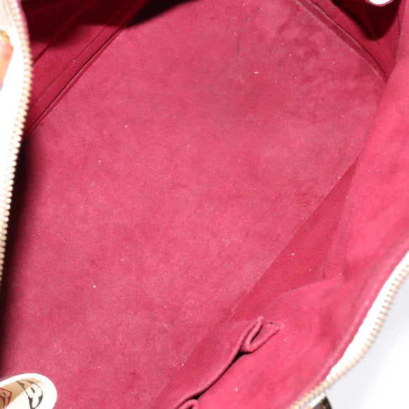 LOUIS VUITTON Monogram Multicolor Alma Hand Bag White M92647 LV Auth bs28368