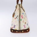 LOUIS VUITTON Monogram Multicolor Alma Hand Bag White M92647 LV Auth bs28368-3