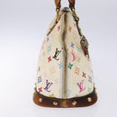 LOUIS VUITTON Monogram Multicolor Alma Hand Bag White M92647 LV Auth bs28368-4