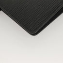 LOUIS VUITTON Epi Agenda MM Day Planner Cover Black R20042 LV Auth bs28377-16