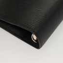 LOUIS VUITTON Epi Agenda MM Day Planner Cover Black R20042 LV Auth bs28377-17