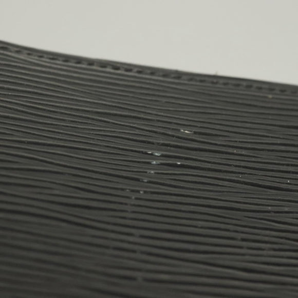 LOUIS VUITTON Epi Agenda MM Day Planner Cover Black R20042 LV Auth bs28377