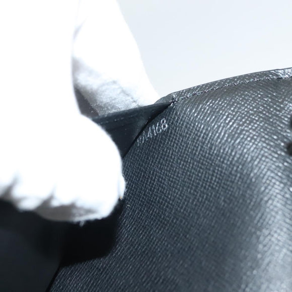 LOUIS VUITTON Epi Agenda MM Day Planner Cover Black R20042 LV Auth bs28377