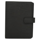 LOUIS VUITTON Epi Agenda MM Day Planner Cover Black R20042 LV Auth bs28377-13