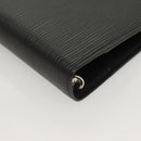 LOUIS VUITTON Epi Agenda MM Day Planner Cover Black R20042 LV Auth bs28377-14