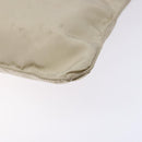 PRADA Shoulder Bag Nylon Beige Auth bs28381-8