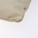 PRADA Shoulder Bag Nylon Beige Auth bs28381-16