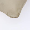 PRADA Shoulder Bag Nylon Beige Auth bs28381-17