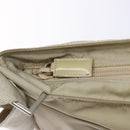 PRADA Shoulder Bag Nylon Beige Auth bs28381-10