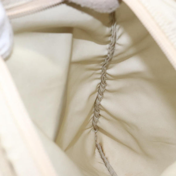 PRADA Umhängetasche Nylon Beige Auth bs28381