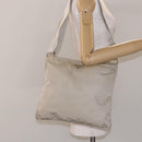 PRADA Shoulder Bag Nylon Beige Auth bs28381-22