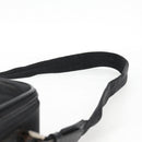 PRADA Hand Bag Nylon Leather 2way Black Silver Auth bs28384-16