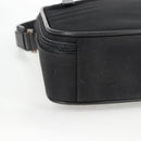 PRADA Hand Bag Nylon Leather 2way Black Silver Auth bs28384-19