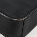 PRADA Hand Bag Nylon Leather 2way Black Silver Auth bs28384-22