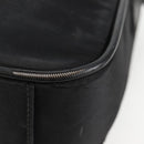 PRADA Hand Bag Nylon Leather 2way Black Silver Auth bs28384-23