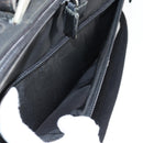 PRADA Hand Bag Nylon Leather 2way Black Silver Auth bs28384-26