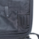 PRADA Hand Bag Nylon Leather 2way Black Silver Auth bs28384-34