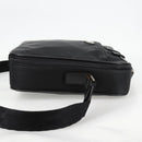 PRADA Hand Bag Nylon Leather 2way Black Silver Auth bs28384-3