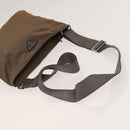 PRADA Shoulder Bag Nylon Leather 2Set Khaki Brown Auth bs28388-12