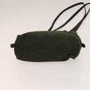 PRADA Shoulder Bag Nylon Leather 2Set Khaki Brown Auth bs28388-7