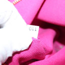 PRADA Canapa GM Hand Bag Canvas Pink Gold Auth bs28390-11