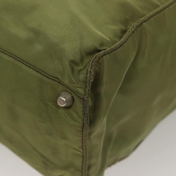 PRADA Tote Bag Nylon Khaki Auth bs28394