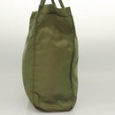 PRADA Tote Bag Nylon Khaki Auth bs28394-3