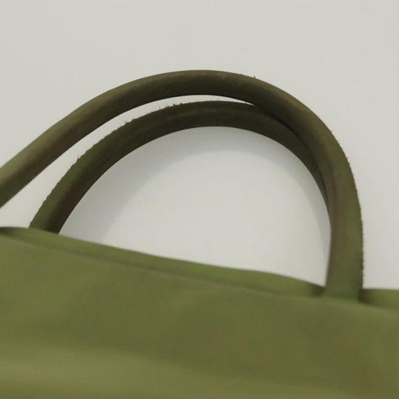 PRADA Tote Bag Nylon Khaki Auth bs28394