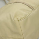 PRADA Tote Bag Nylon Leather Beige Auth bs28396-14