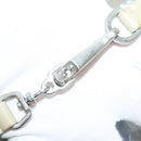 PRADA Tote Bag Nylon Leather Beige Auth bs28396-9