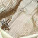 PRADA Tote Bag Nylon Leather Beige Auth bs28396-10