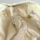 PRADA Tote Bag Nylon Leather Beige Auth bs28396-21