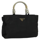 PRADA Tote Bag Nylon Black Auth bs28398-1