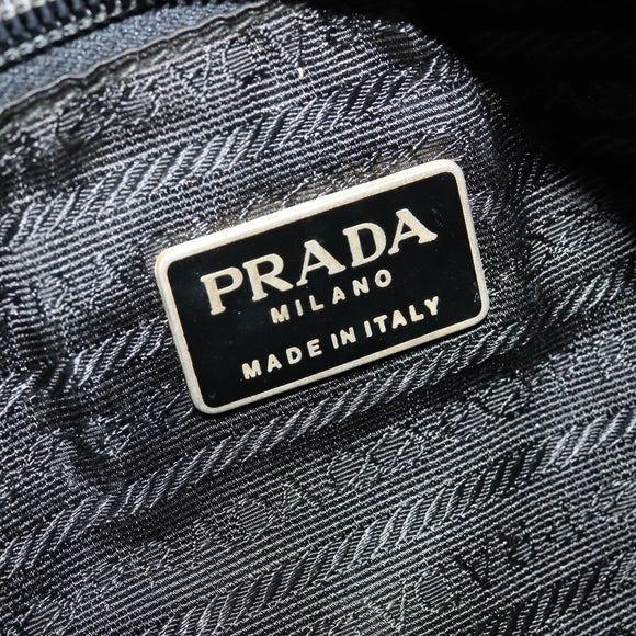 PRADA Tote Bag Nylon Black Auth bs28398