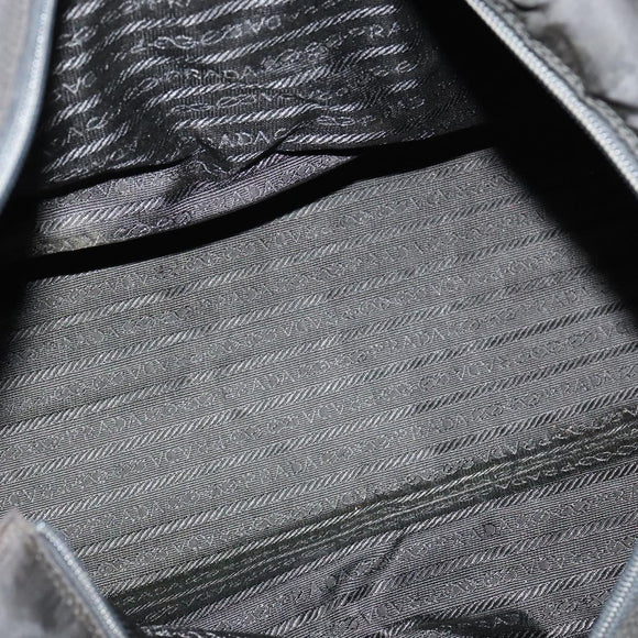 PRADA Tote Bag Nylon Black Auth bs28398