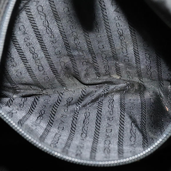 PRADA Tote Bag Nylon Black Auth bs28398