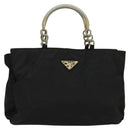 PRADA Tote Bag Nylon Black Auth bs28398-13