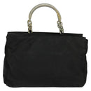 PRADA Tote Bag Nylon Black Auth bs28398-2