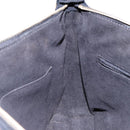 CHANEL Choco Bar Shoulder Bag Cotton Black Gold CC Auth bs28407-21