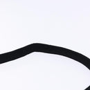 CHANEL Choco Bar Shoulder Bag Cotton Black Gold CC Auth bs28407-8