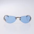 CHANEL Sunglasses Plastic Blue CC Auth bs28414-2