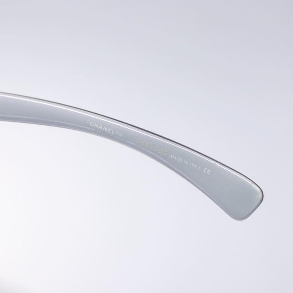 CHANEL Sunglasses Plastic Blue CC Auth bs28414