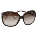 CHANEL Sunglasses Plastic Brown CC Auth bs28417-1