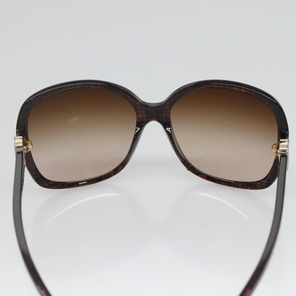 CHANEL Sunglasses Plastic Brown CC Auth bs28417