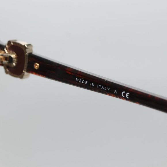 CHANEL Sunglasses Plastic Brown CC Auth bs28417