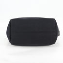 CHANEL Sports Shoulder Bag Canvas Black Silver Auth bs28419-6