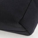 CHANEL Sports Shoulder Bag Canvas Black Silver Auth bs28419-18