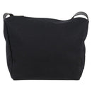 CHANEL Sports Shoulder Bag Canvas Black Silver Auth bs28419-13